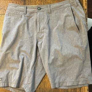 Mens Grey Linksoul Boardwalk shorts 33W